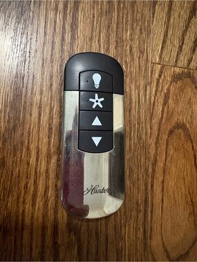 Hunter Silver and Black Fan Remote - K6266-01 - genuine original